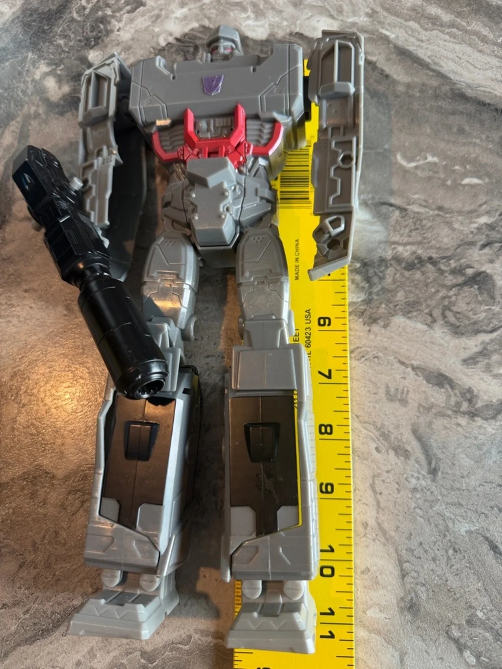 Megatron Action Figure with Black Blaster  From Transformers